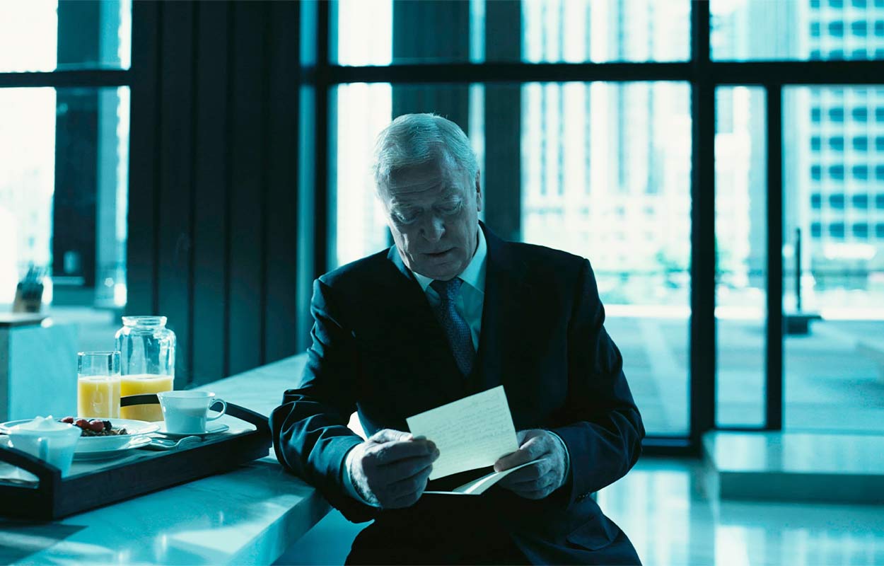 Michael Caine i "The Dark Knight".